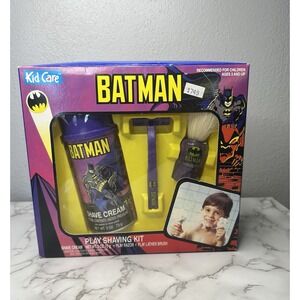 Batman Play Shaving Kit Kid Care Vintage Rare 1991 New In Box